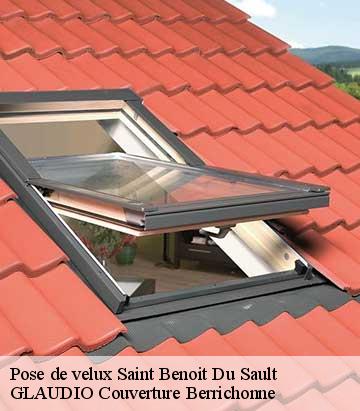 Pose de velux saint-benoit-du-sault-36170 GLAUDIO Couverture Berrichonne
