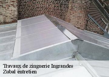 Travaux de zinguerie ingrandes-36300 Zubal entretien