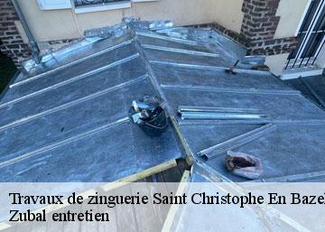 Travaux de zinguerie