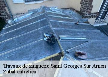 Travaux de zinguerie