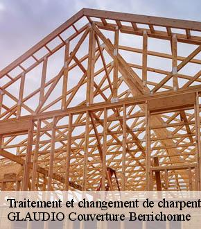 Traitement et changement de charpente  belabre-36370 Couverture 36