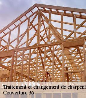 Traitement et changement de charpente  saint-benoit-du-sault-36170 Couverture 36