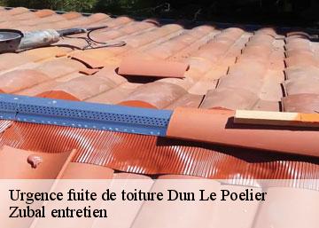 Urgence fuite de toiture  dun-le-poelier-36210 Zubal entretien